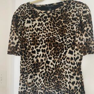 Leopard Print Women's Top